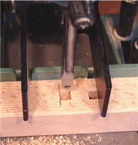 Setting Up a Mortiser