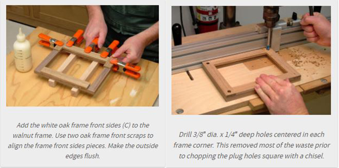clamping a picture frame