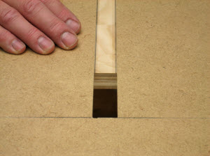 Template Routed Dadoes