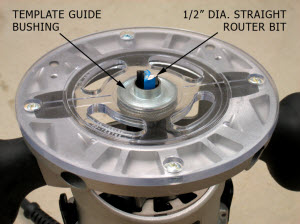 Template Routed Dadoes