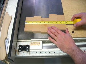 Table Saw Fence Setting