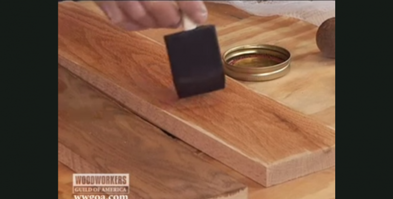 Staining wood