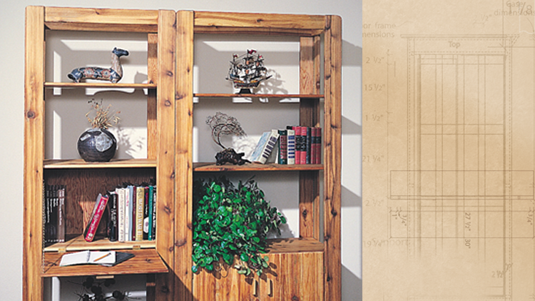 DIY Wall Unit Plans - Custom Woodworking Projects by WWGOA