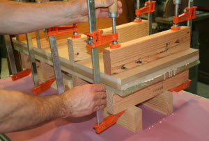 Veneering Woodworking Projects with Clamps