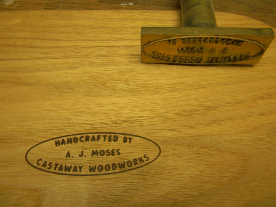 Branding Sign Your Work WoodWorkers Guild of America