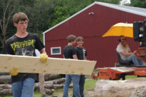 Turning Logs into Wood Flooring