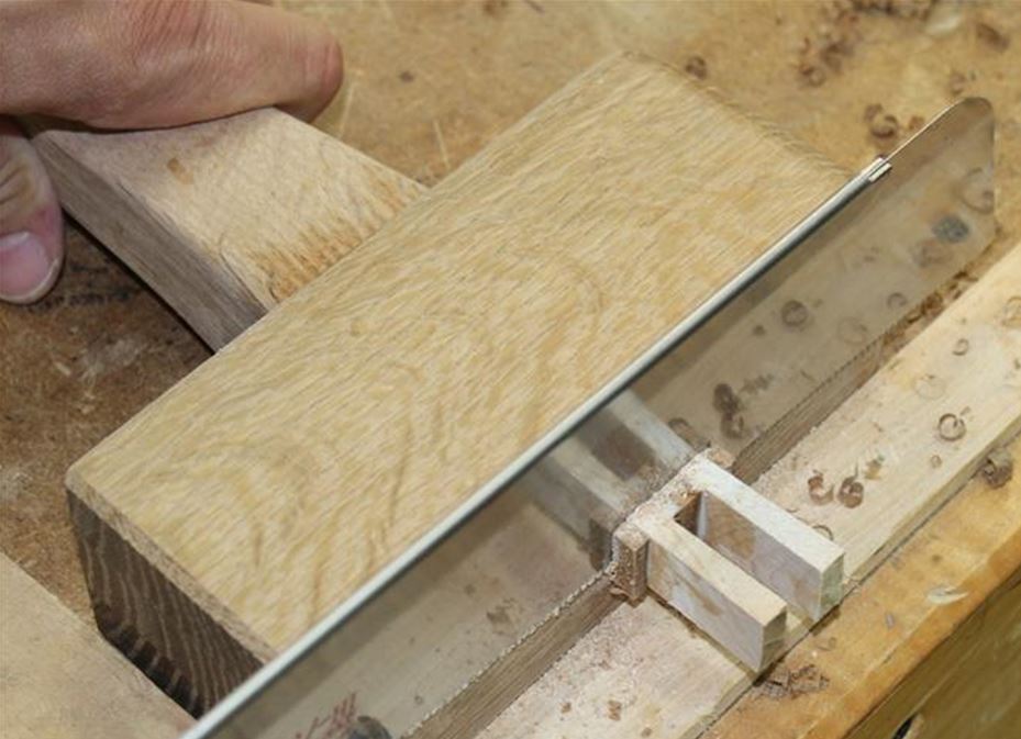 Joiners Mallet - Stiel bündig abschneiden