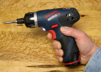 Holding a drill