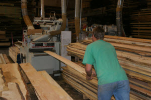 Turning Logs into Wood Flooring