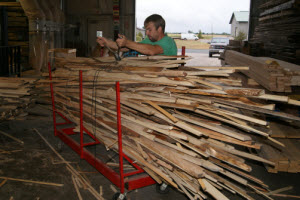 Turning Logs into Wood Flooring