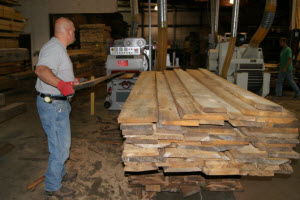Turning Logs into Wood Flooring