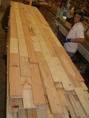 Turning Logs into Wood Flooring