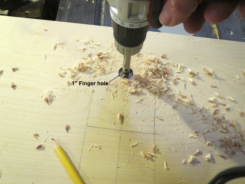Create-a-finger-hole-for-the-repla-ceable-drilling-square