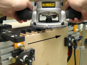 Routed Half-Blind Dovetail Drawers 