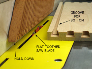 Routed Half-Blind Dovetail Drawers 