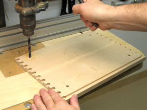 Routed Half-Blind Dovetail Drawers 