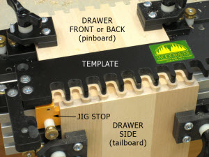 Routed Half-Blind Dovetail Drawers