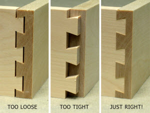 Routed Half-Blind Dovetail Drawers