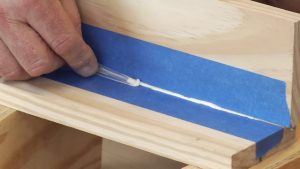 Protect Inside Corners from Glue Squeeze Out