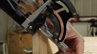 Using a Biscuit Joiner: Reinforcing a Miter