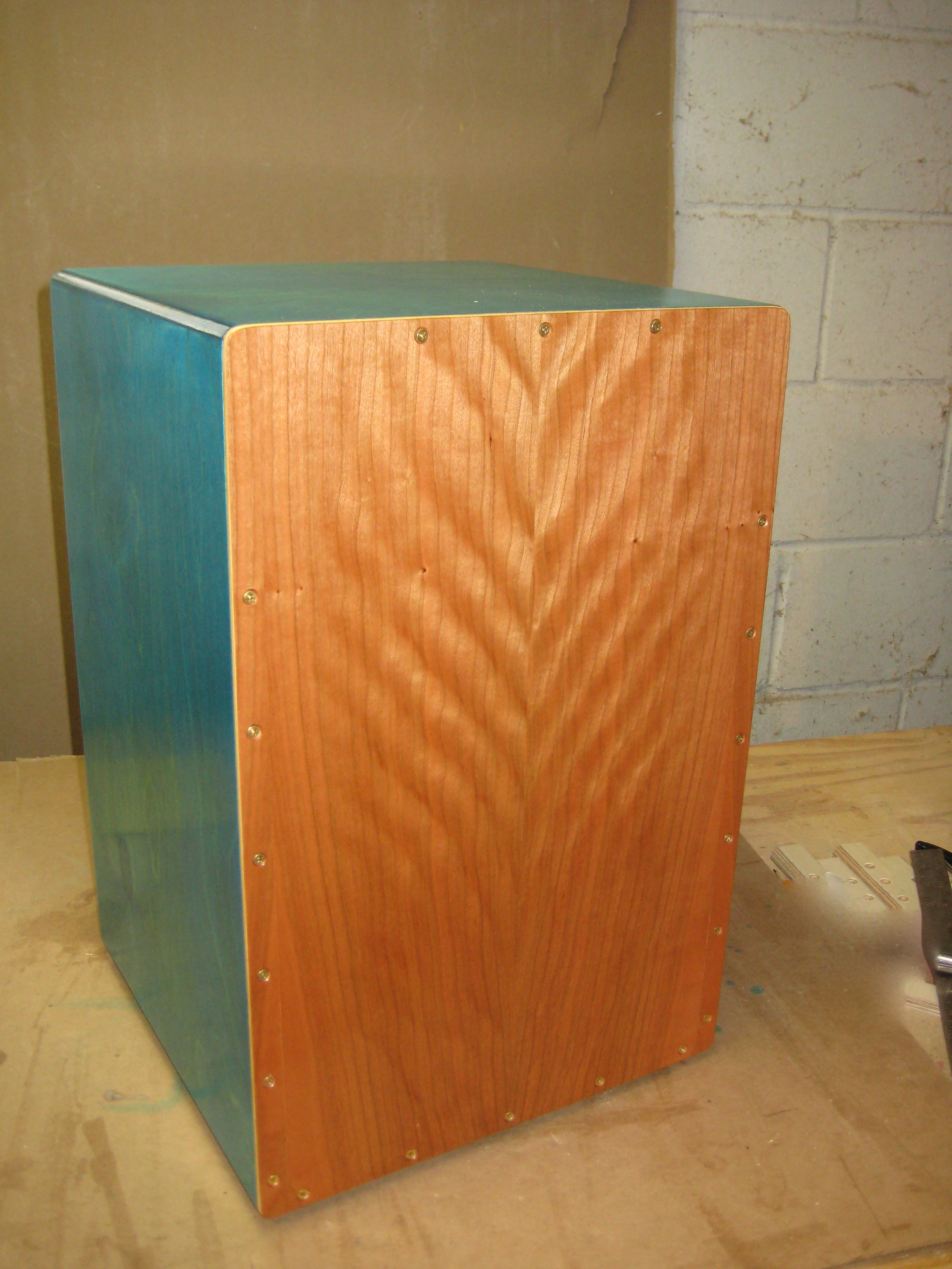 front-drum-small - How to Build a Cajon Drum