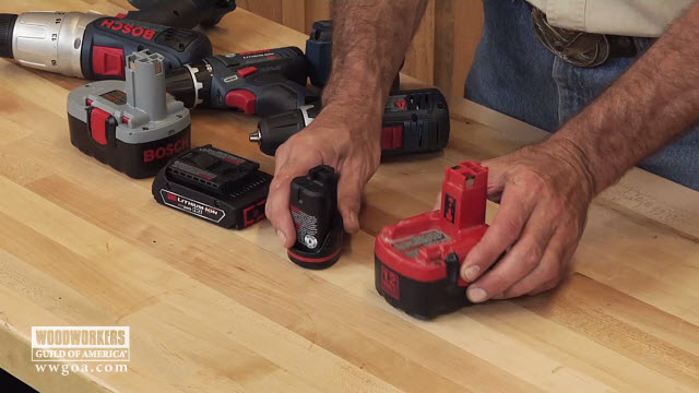 Using Lithium Ion Batteries in Woodworking Tools