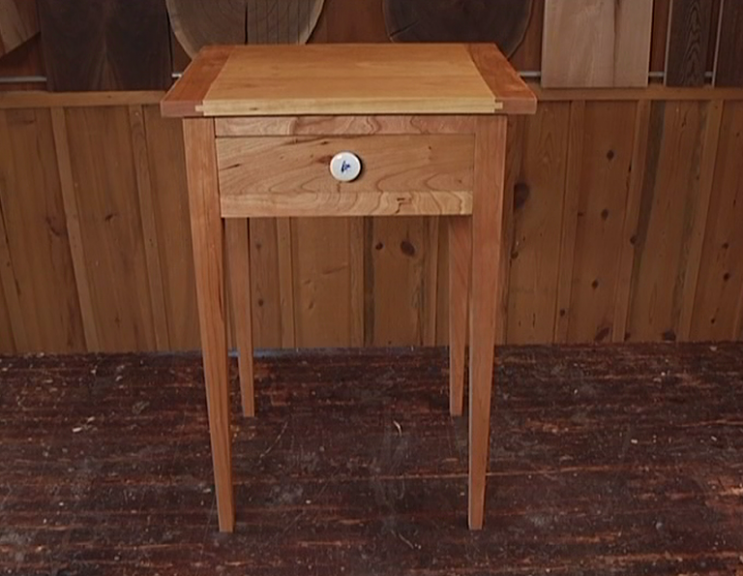 Small wooden table