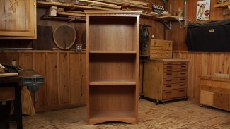 DIY Bookcase: Cherry Bookcase