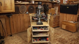 Shop Cabinet for Benchtop Tools