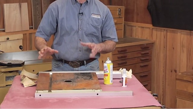 Cleaning a Rusty Table