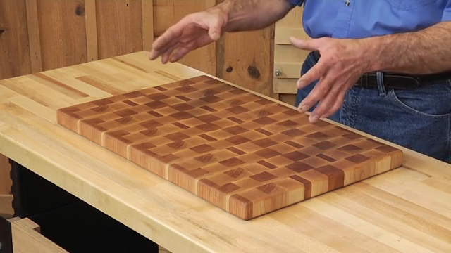 End Grain Cutting Board Plans product featured image thumbnail.