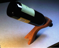 balancing wine bottle holder