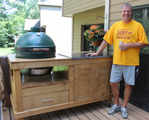 Big green egg xl table clearance plans