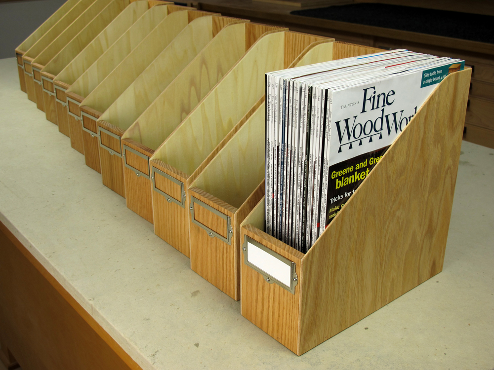 Make Your Own Magazine Storage Box Woodworking Gift Ideas
