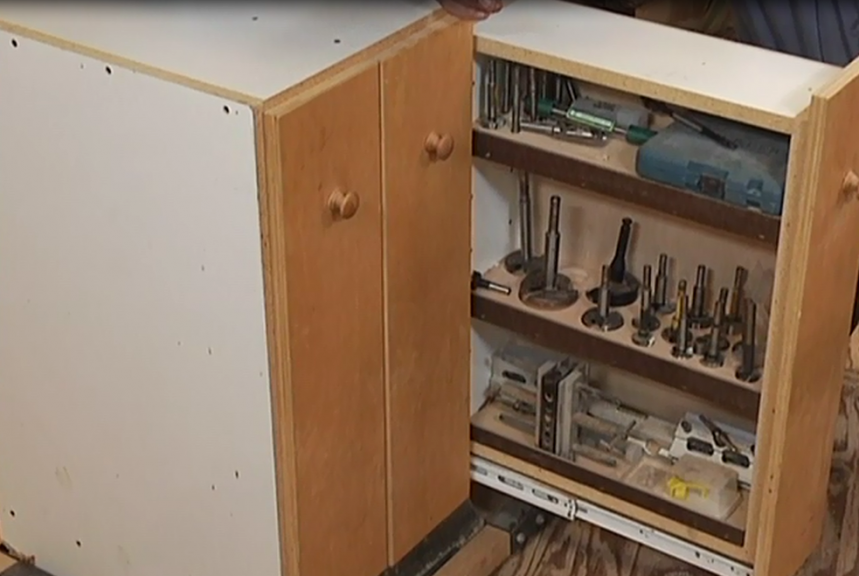 drill press storage cabinet