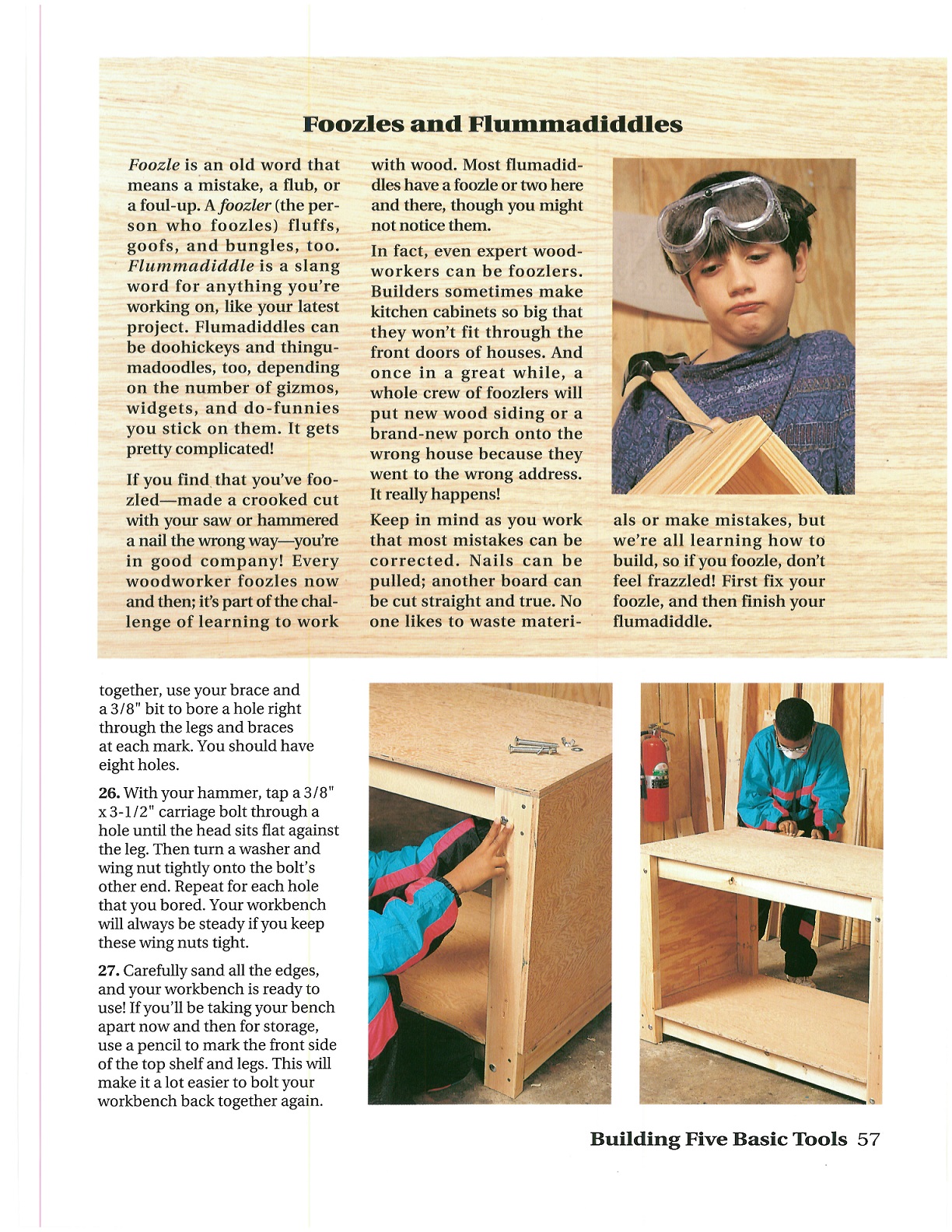 Woodworking for kids text