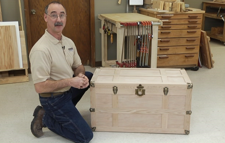 Wooden chest