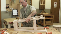 Making a wooden stool