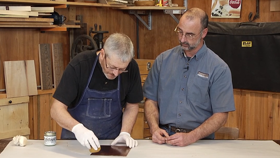 Staining wood