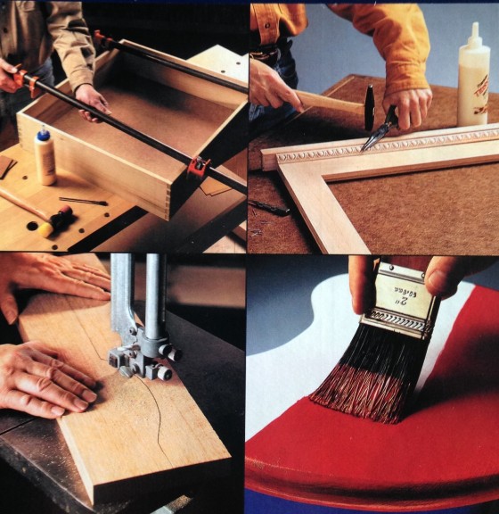 Woodworking collage