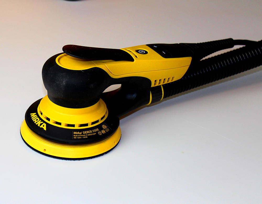 Random Orbital Sander Review Mirka DEROS 550X WoodWorkers Guild of