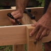 Building a wooden picnic table