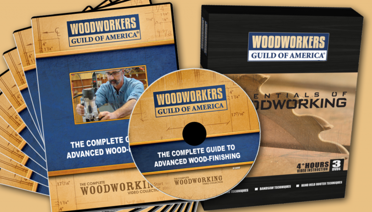 Complete Guide to Wood Finishing 9-DVD Set + FREE Essentials of Woodworking Box Set