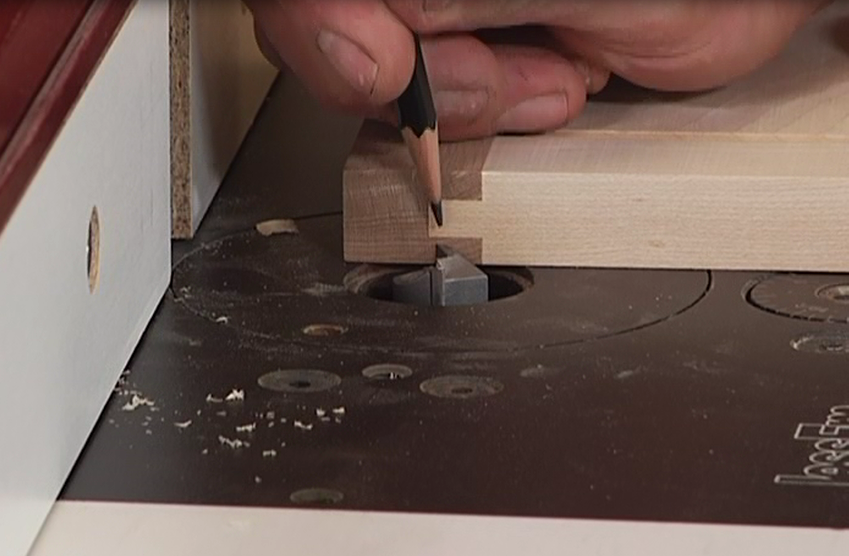 Using a router table