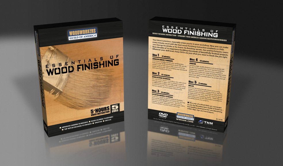 Essentials of wood finishing DVD