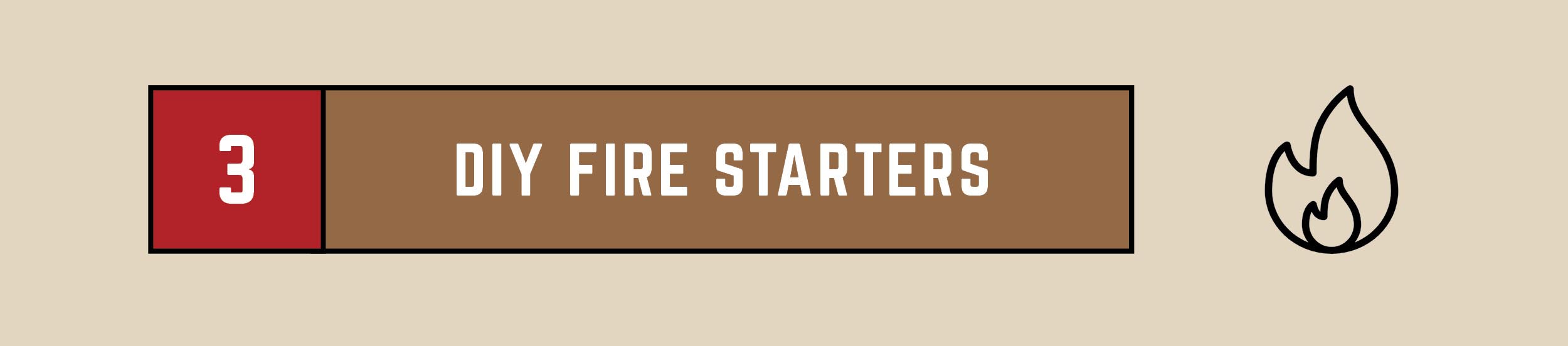 DIY fire starters text