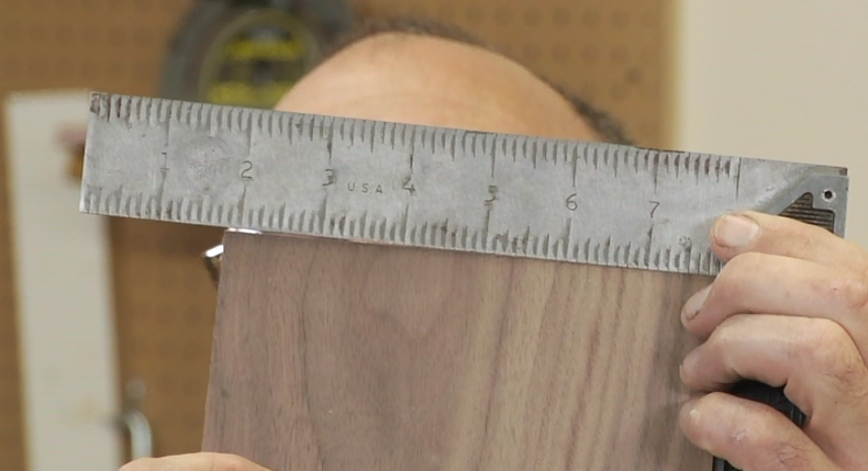 Holding a ruler