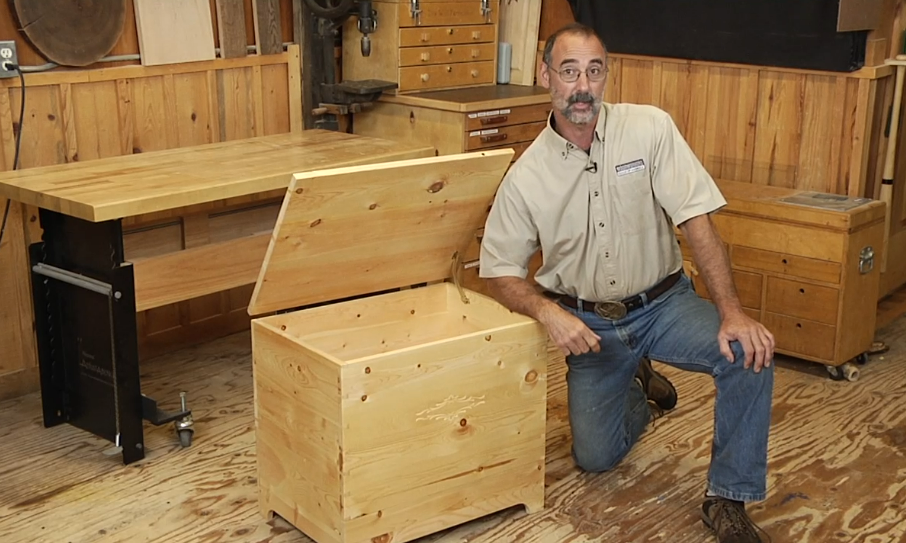 Wooden chest