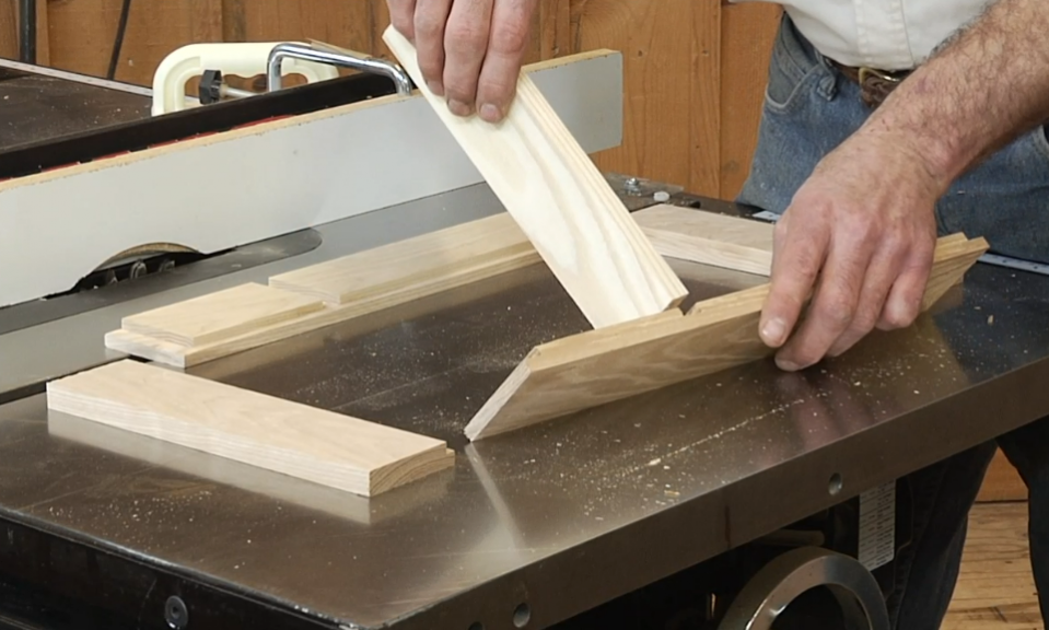 Piecing wood together