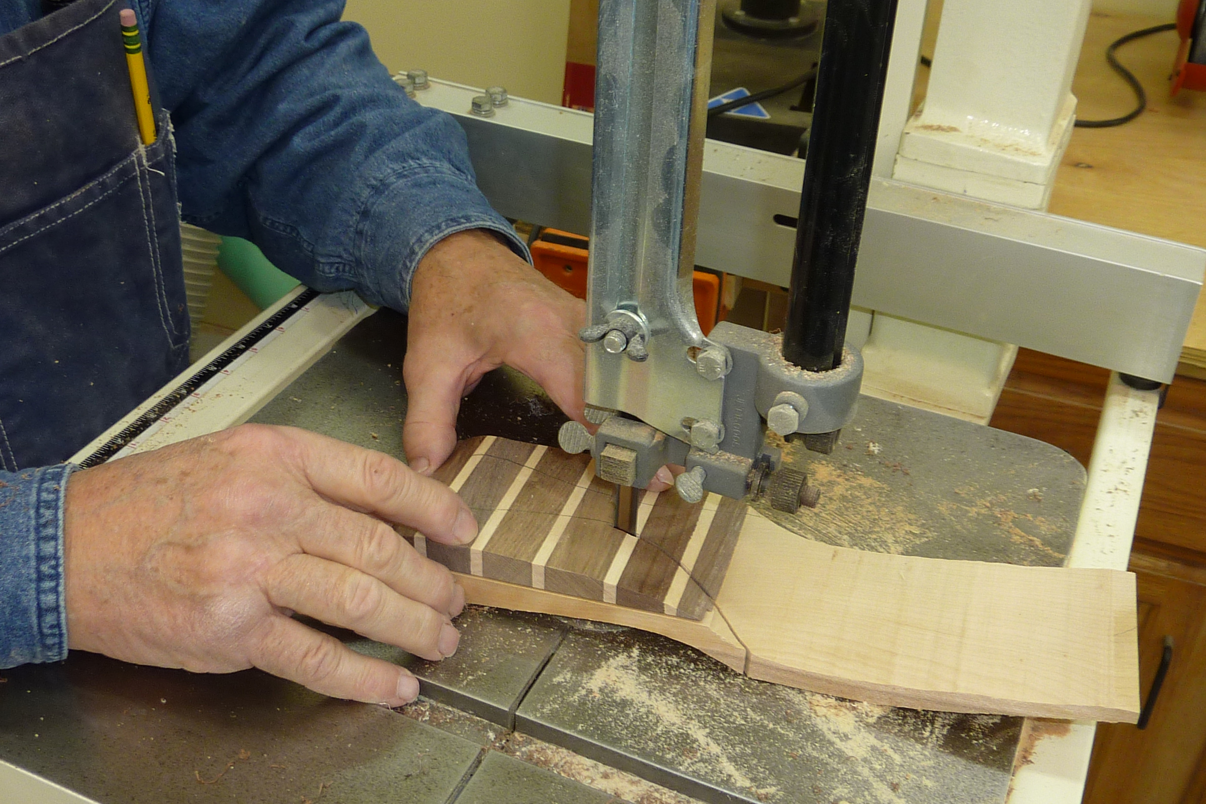 cutting with a bandsaw